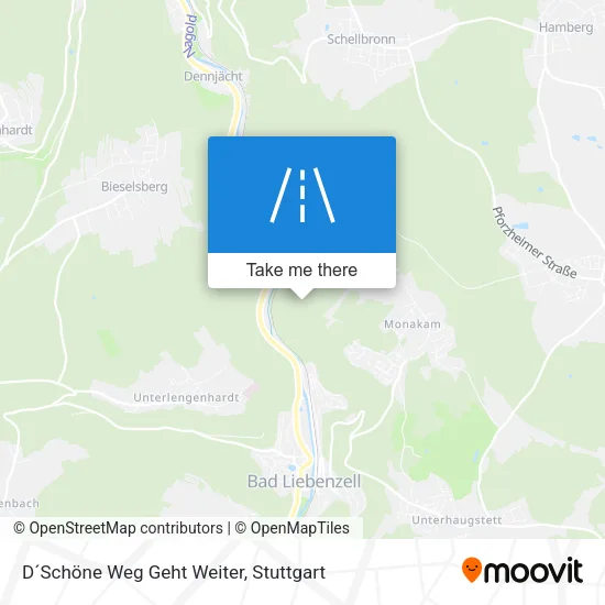 Карта D´Schöne Weg Geht Weiter