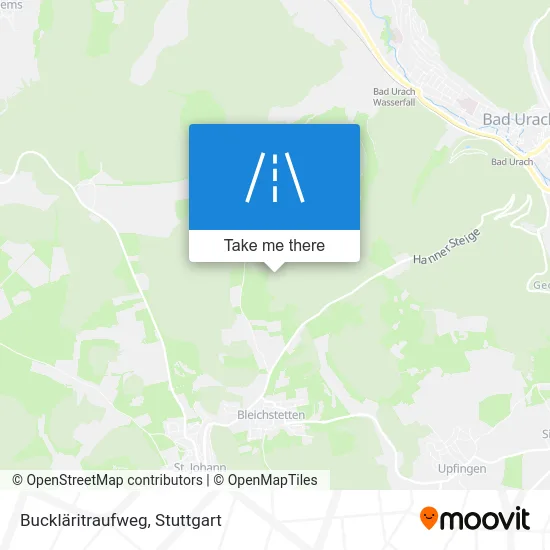 Карта Buckläritraufweg