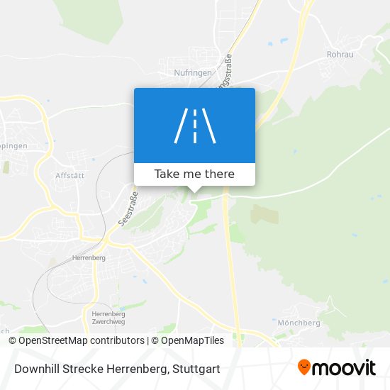 Downhill Strecke Herrenberg map