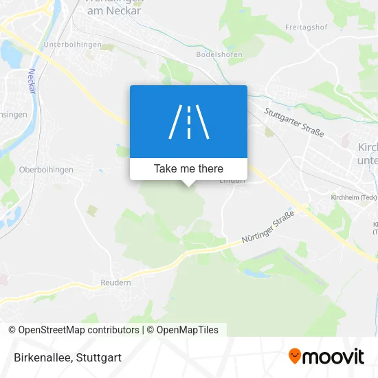 Карта Birkenallee