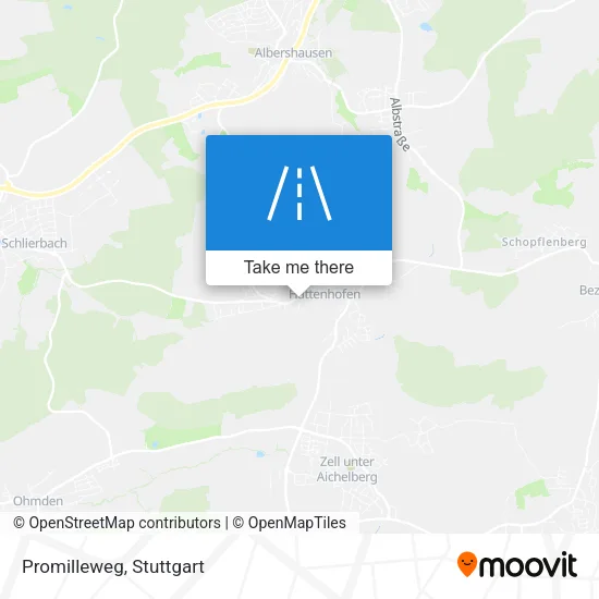 Карта Promilleweg