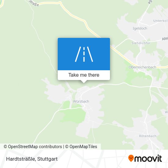 Hardtsträßle map