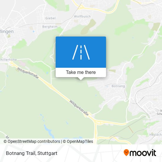 Botnang Trail map