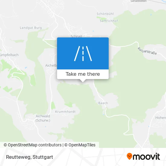 Карта Reutteweg