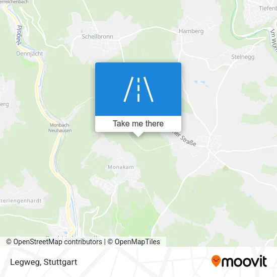 Карта Legweg
