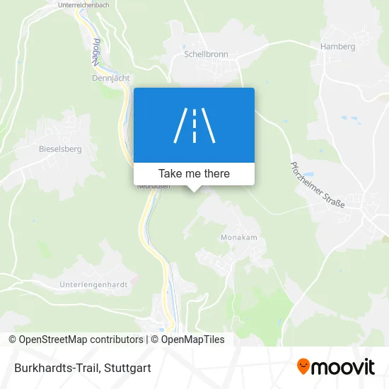 Карта Burkhardts-Trail