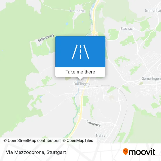 Карта Via Mezzocorona