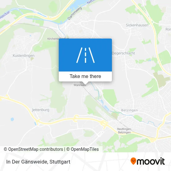In Der Gänsweide map