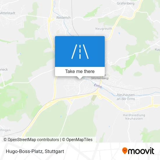 Карта Hugo-Boss-Platz