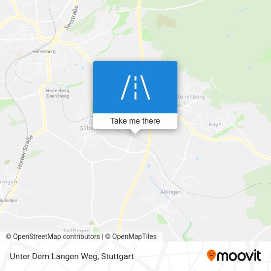 Unter Dem Langen Weg map