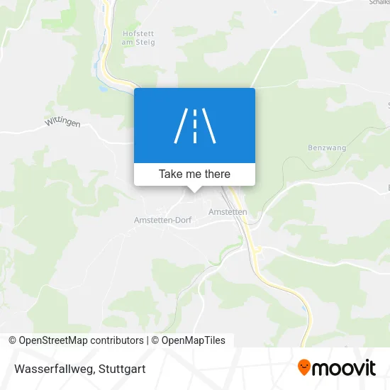 Карта Wasserfallweg