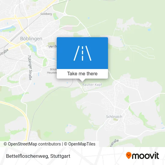 Карта Bettelfloschenweg