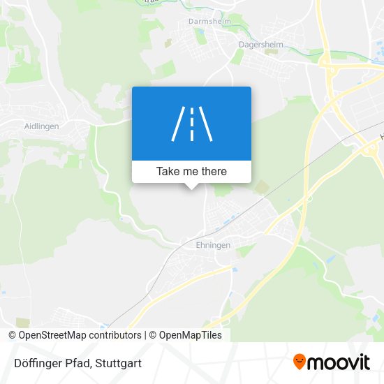 Döffinger Pfad map