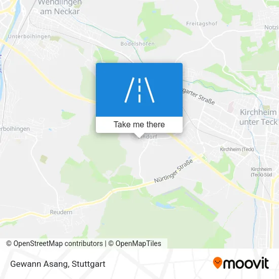 Карта Gewann Asang