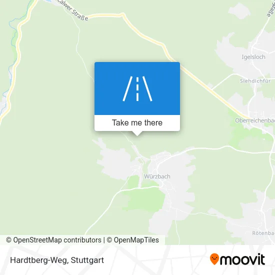 Карта Hardtberg-Weg
