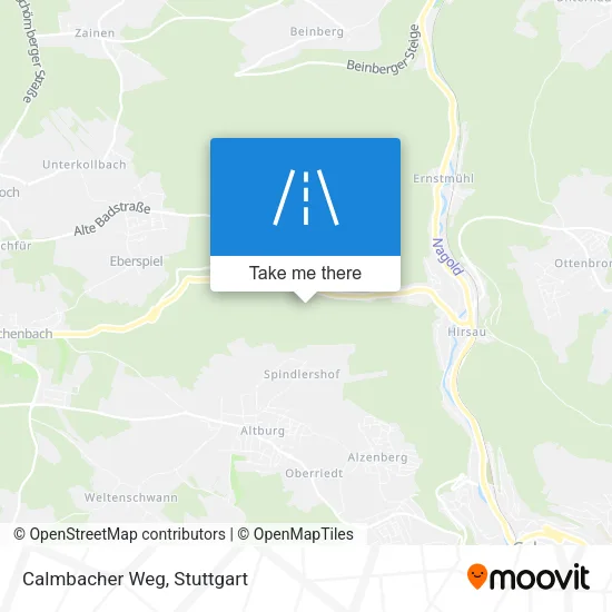 Карта Calmbacher Weg