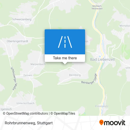 Rohrbrunnenweg map