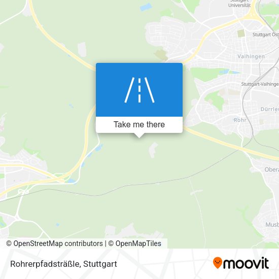 Rohrerpfadsträßle map