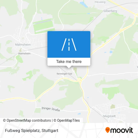 Карта Fußweg Spielplatz
