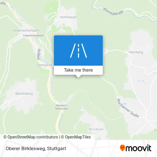 Карта Oberer Birklesweg