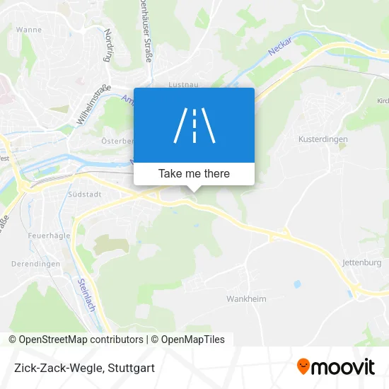 Карта Zick-Zack-Wegle