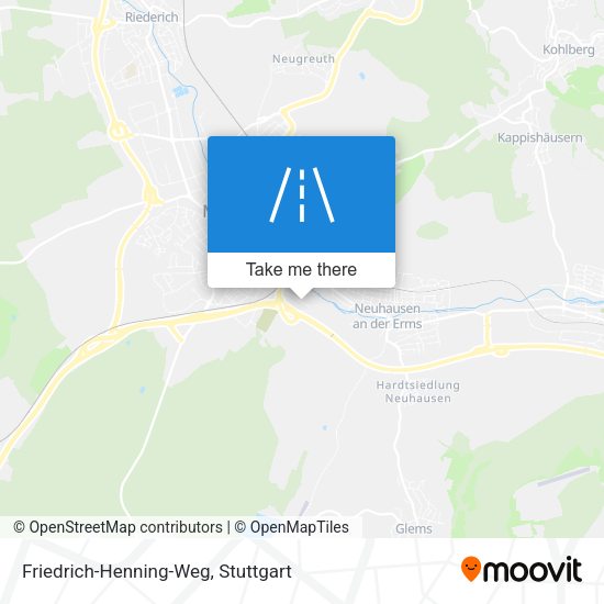 Friedrich-Henning-Weg map