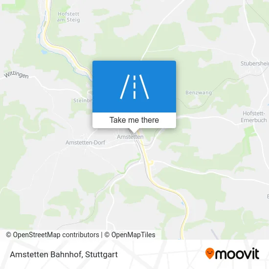 Карта Amstetten Bahnhof