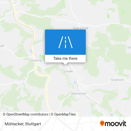 Карта Mühlacker