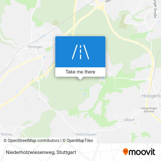 Niederholzwiesenweg map