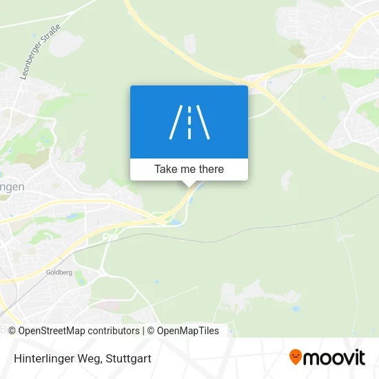 Карта Hinterlinger Weg