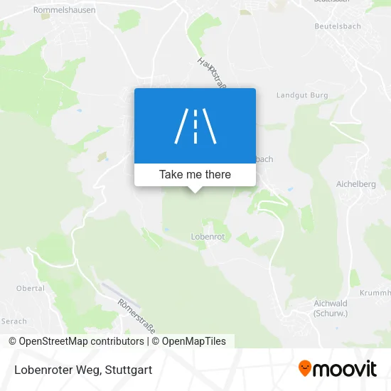 Карта Lobenroter Weg