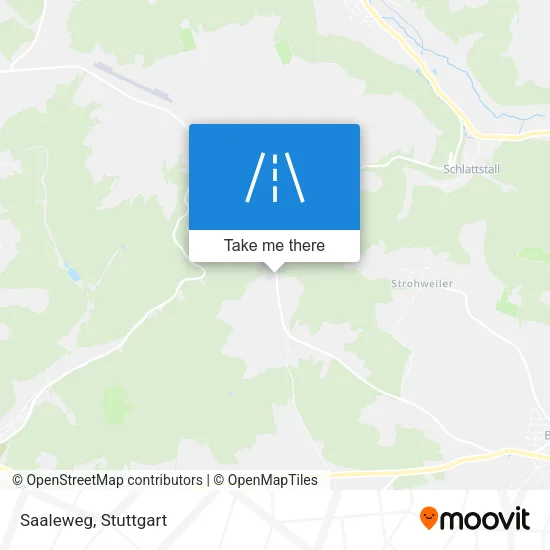 Карта Saaleweg