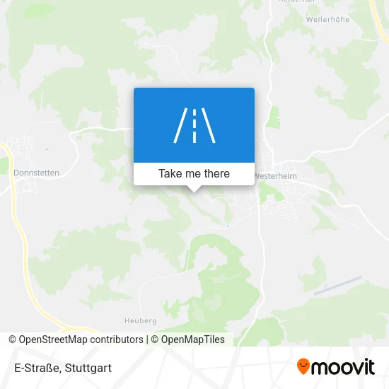 Карта E-Straße