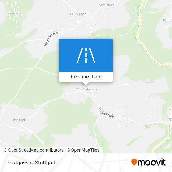 Карта Postgässle