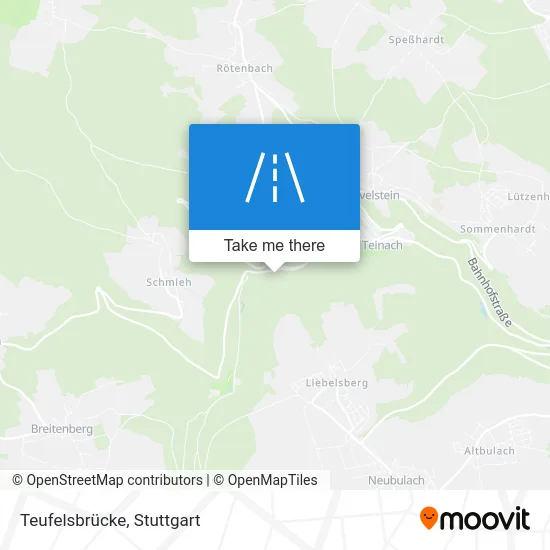 Карта Teufelsbrücke