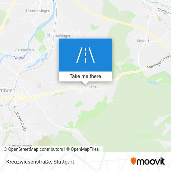 Kreuzwiesenstraße map