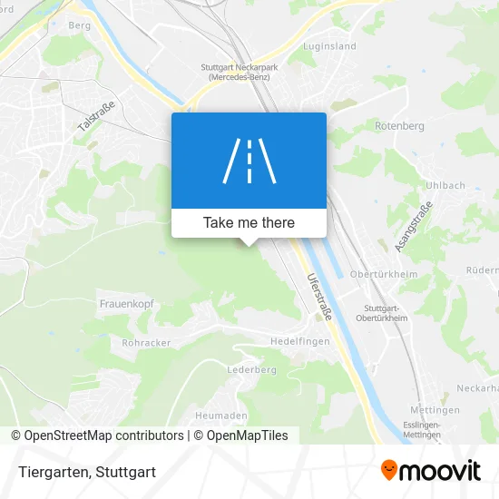 Карта Tiergarten