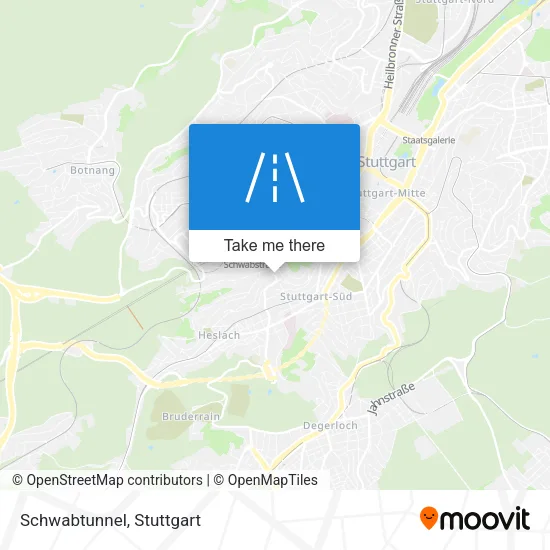 Карта Schwabtunnel