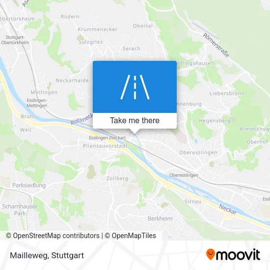Mailleweg map