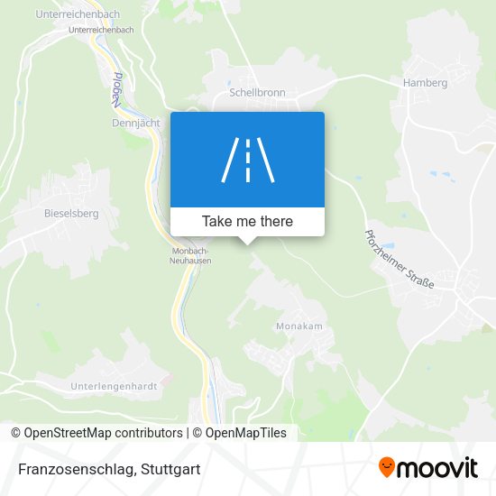 Franzosenschlag map