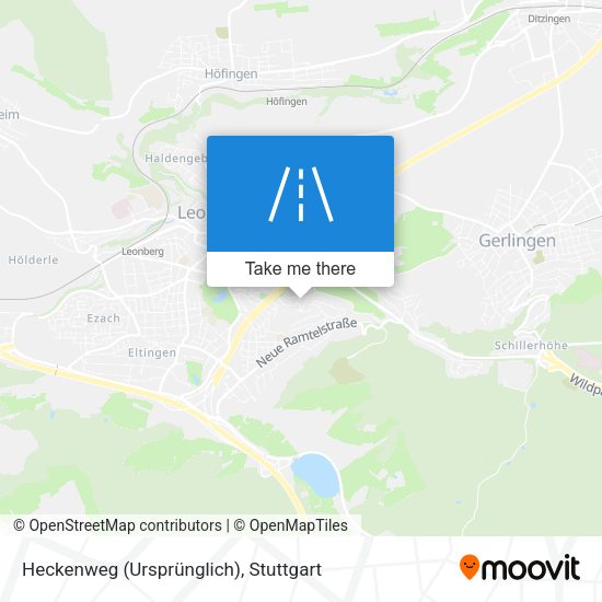 Heckenweg (Ursprünglich) map