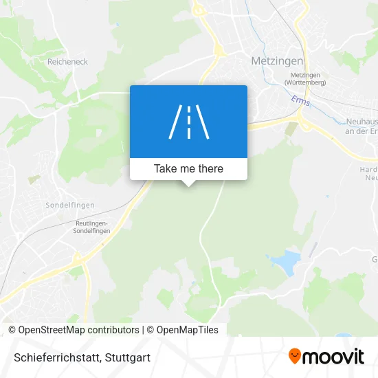 Карта Schieferrichstatt