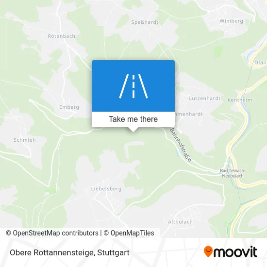 Карта Obere Rottannensteige