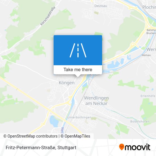 Fritz-Petermann-Straße map