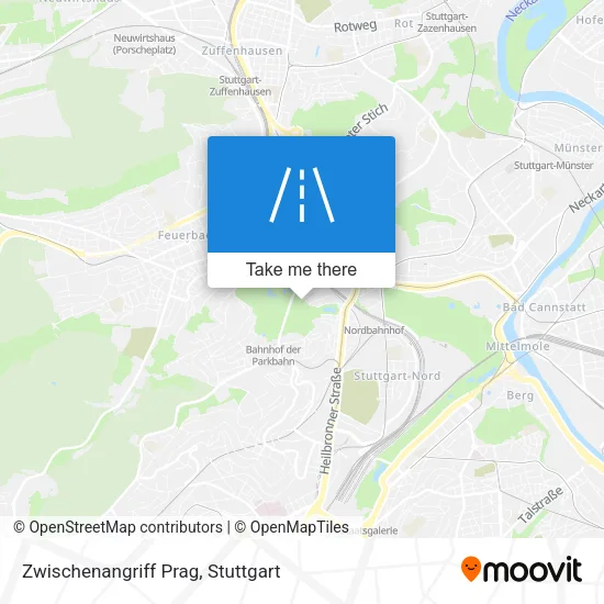 Карта Zwischenangriff Prag