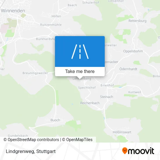 Карта Lindgrenweg