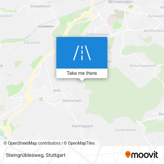 Steingrüblesweg map