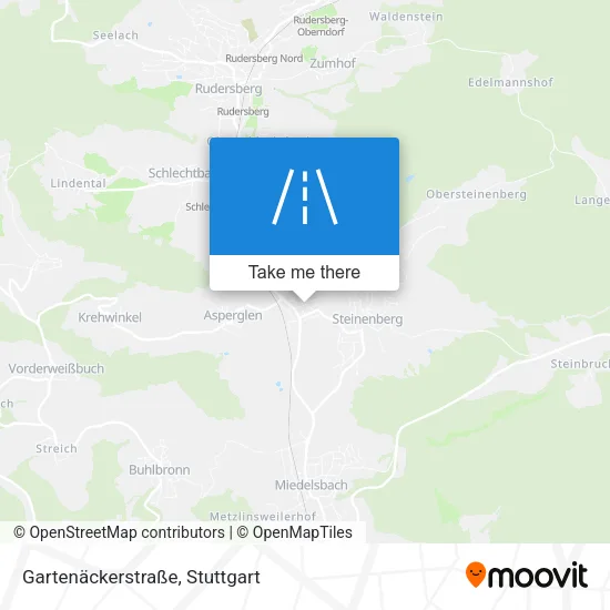 Карта Gartenäckerstraße