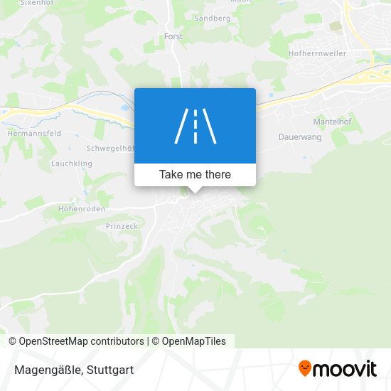 Magengäßle map