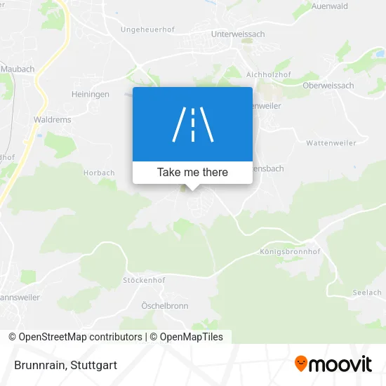 Карта Brunnrain